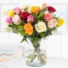 15 Bunte Rosen - Premium-Rosen (50cm)
