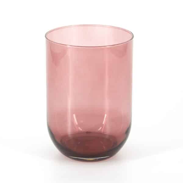Glasvase Emilia (20x14cm) altrosa